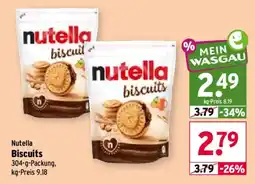 Wasgau Nutella Biscuits Angebot