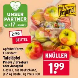 Wasgau Tafeläpfel Angebot