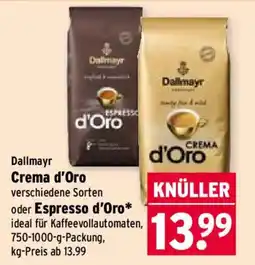 Wasgau Dallmayr Crema d'Oro Angebot