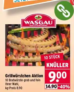 Wasgau WASGAU Grillwürstchen Angebot