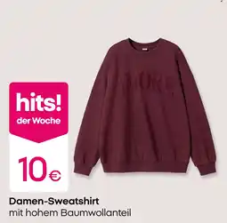 PEPCO Damen-Sweatshirt mit hohem Baumwollanteil Angebot