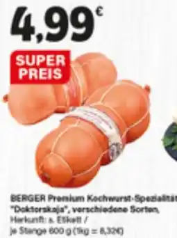 LEDO BERGER Premium Kochwurst-Spezialität "Doktorska ja" Angebot