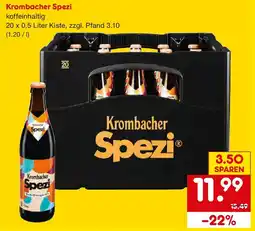 Netto Getränke Discount Krombacher Spezi Angebot