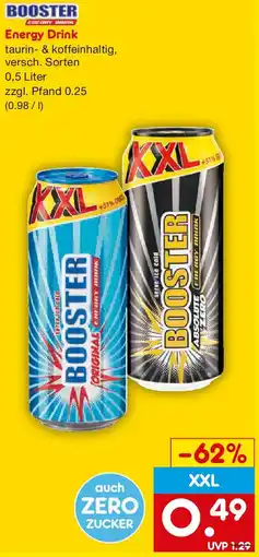 Netto Getränke Discount BOOSTER Energy Drink Angebot
