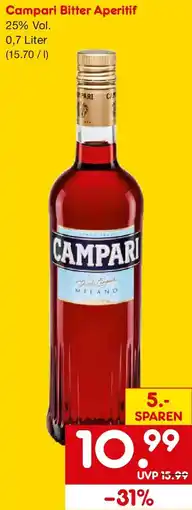 Netto Getränke Discount Campari Bitter Aperitif Angebot