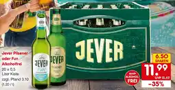 Netto Getränke Discount Jever Pilsener oder Fun Alkoholfrei Angebot