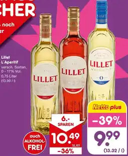 Netto Getränke Discount Lillet L'Aperitif Angebot