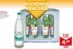 Netto Getränke Discount Lichtenauer Mineralwasser Angebot