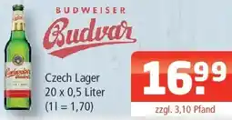 Getränke Oase Budweiser Budvar Czech Lager Angebot
