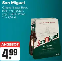 Logo Getränkemarkt San Miguel Angebot