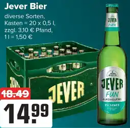 Logo Getränkemarkt Jever Bier Angebot