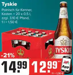 Logo Getränkemarkt Tyskie Angebot