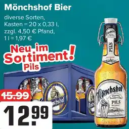 Logo Getränkemarkt Mönchshof Bier Angebot