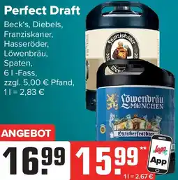 Logo Getränkemarkt Perfect Draft Angebot