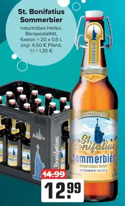 Logo Getränkemarkt St. Bonifatius Sommerbier Angebot