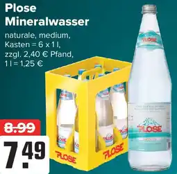 Logo Getränkemarkt Plose Mineralwasser Angebot