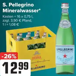 Logo Getränkemarkt S. Pellegrino Mineralwasser Angebot