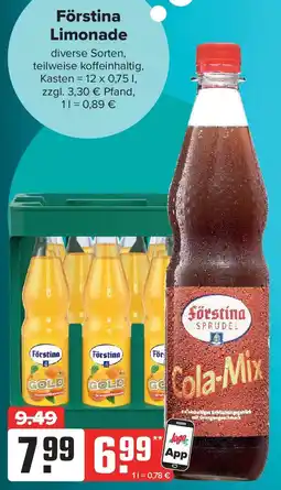 Logo Getränkemarkt Förstina Limonade Angebot