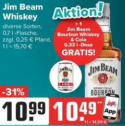 Logo Getränkemarkt Jim Beam Whiskey Angebot
