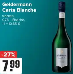 Logo Getränkemarkt Geldermann Carte Blanche Angebot