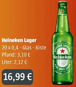 Getränkeland Mayer Heineken Lager Angebot