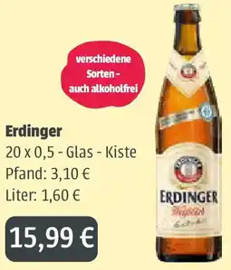 Getränkeland Mayer Erdinger Angebot