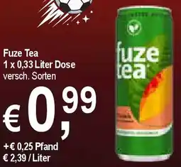 Getränkeland Mayer Fuze Tea Angebot