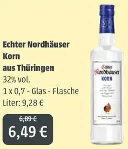 Getränkeland Mayer Echter Nordhäuser Korn aus Thüringen Angebot