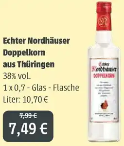 Getränkeland Mayer Echter Nordhäuser Doppelkorn aus Thüringen Angebot
