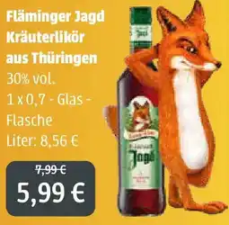 Getränkeland Mayer Fläminger Jagd Kräuterlikör aus Thüringen Angebot