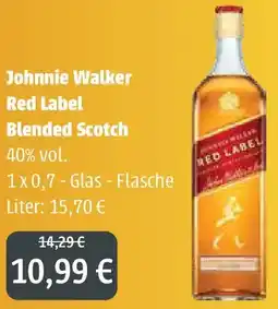 Getränkeland Mayer Johnnie Walker Red Label Blended Scotch Angebot