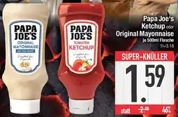Edeka Papa Joe's Ketchup oder Original Mayonnaise Angebot