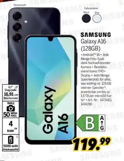 MEDIMAX SAMSUNG Galaxy A16 Angebot