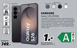 MEDIMAX SAMSUNG Galaxy S26 (256GB) Angebot