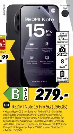 MEDIMAX REDMI Note 15 Pro 5G (256GB) Angebot