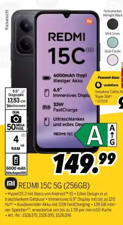 MEDIMAX REDMI 15C 5G (256GB) Angebot