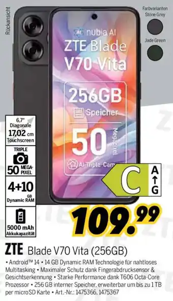 MEDIMAX ZTE Blade V70 Vita Angebot
