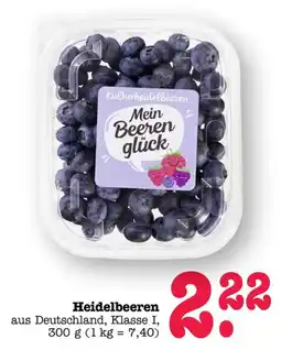 Scheck-in-Center Mein Beeren glück Heidelbeeren Angebot