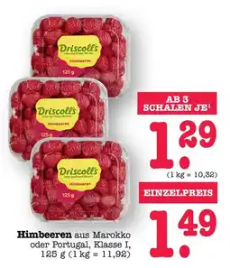 Scheck-in-Center Driscoll's Himbeeren Angebot