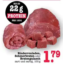 Scheck-in-Center Rinderrouladen, Schmorbraten oder Bratengulasch Angebot
