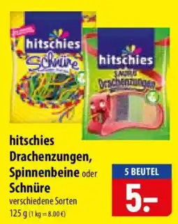 Famila Nord Ost hitschies Drachenzungen, Spinnenbeine oder Schnüre Angebot