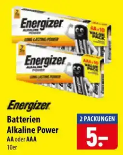 Famila Nord Ost Energizer Batterien Alkaline Power Angebot