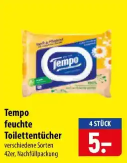 Famila Nord Ost Tempo feuchte Toilettentücher Angebot