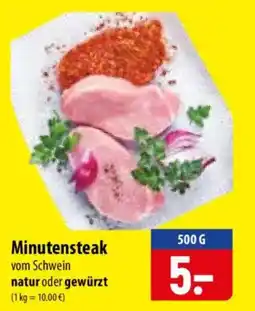Famila Nord Ost Minutensteak vom Schwein Angebot