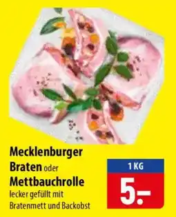 Famila Nord Ost Mecklenburger Braten oder Mettbauchrolle Angebot