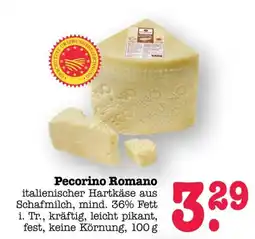 Scheck-in-Center Pecorino Romano Angebot
