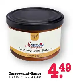 Scheck-in-Center Scheck-in Currywurst-Sauce Angebot