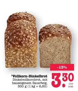Scheck-in-Center Vollkorn-Dinkelbrot Angebot