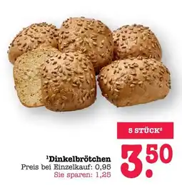 Scheck-in-Center Dinkelbrötchen Angebot