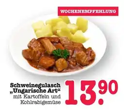 Scheck-in-Center Schweinegulasch "Ungarische Art" Angebot